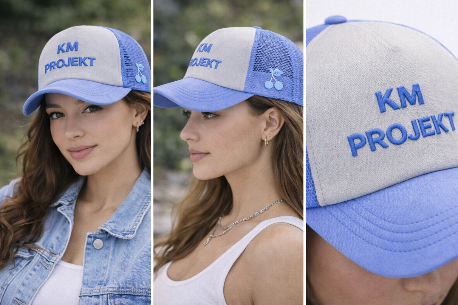 Cherry blue Trucker Cap - Imagen 3